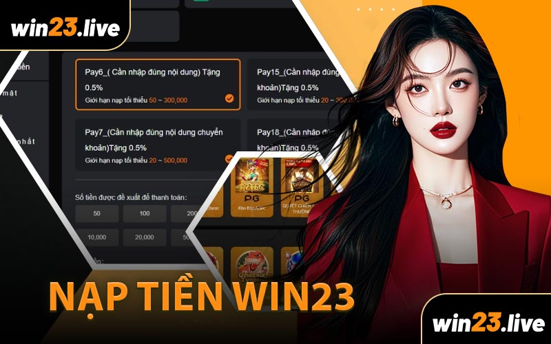 Nạp Tiền WIN23