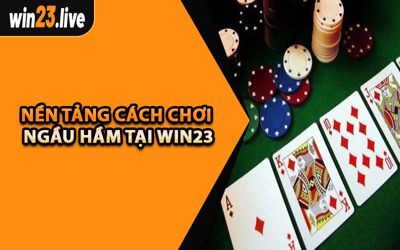 Nền Tảng Cách Chơi Ngầu Hầm Tại WIN23